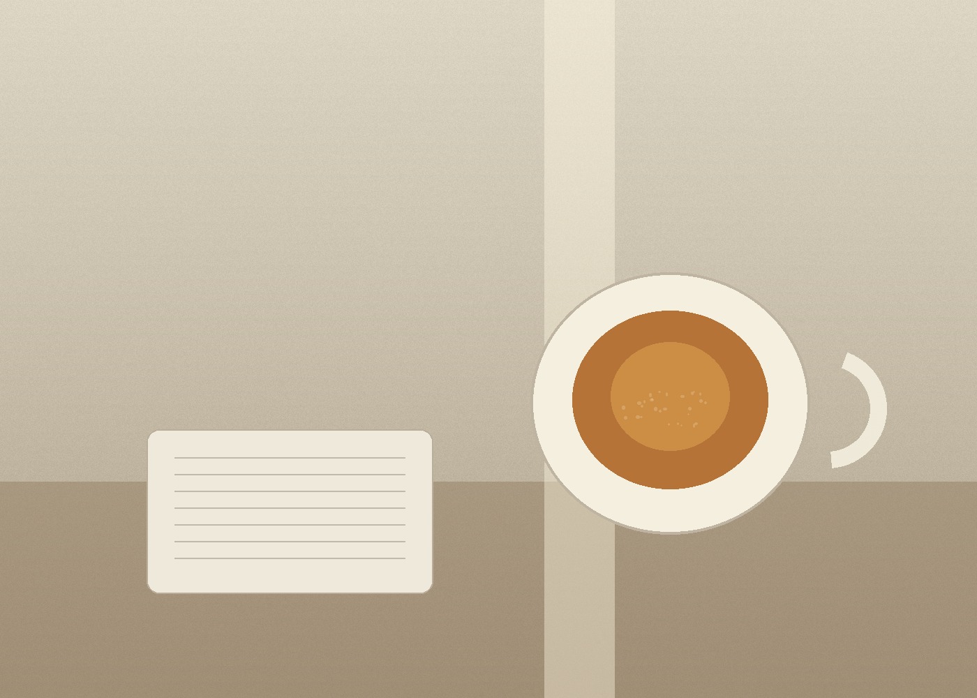 A cup of amber tea on a calm morning table
