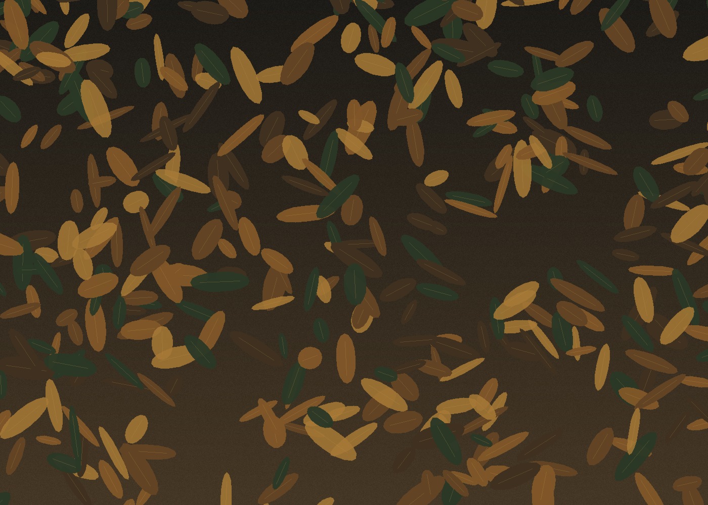 Close view of whole black tea leaves with golden tips